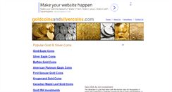 Desktop Screenshot of goldcoinsandsilvercoins.com